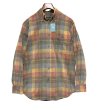 画像1: ビンテージ ORVIS【オービス】【赤ｘ青ｘ黄色】チェック【コーデュロイ】ボタンダウンシャツ【サイズＭ】  (1)