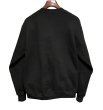 画像3: 90'ｓ【USA製】【RUSSELL】ラッセル 【ビンテージ】黒【無地】【クルーネック】前V スウェット【サイズL】  (3)