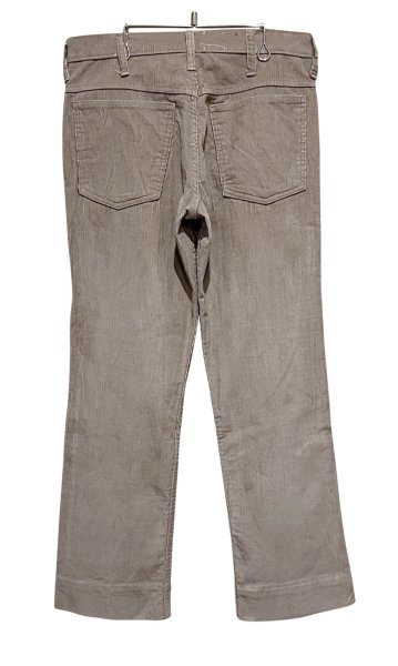 画像3: ~80's【USA製】ビンテージ SCOVILL【ベージュ】ブーツカットパンツ【コーデュロイパンツ】【32×35】  (3)