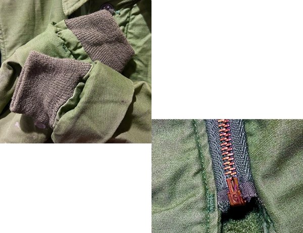 画像4: 70's【米軍実物】【ビンテージ】U.S.NAVY【A-2】P 090【デッキジャケット】【サイズＭ】  (4)