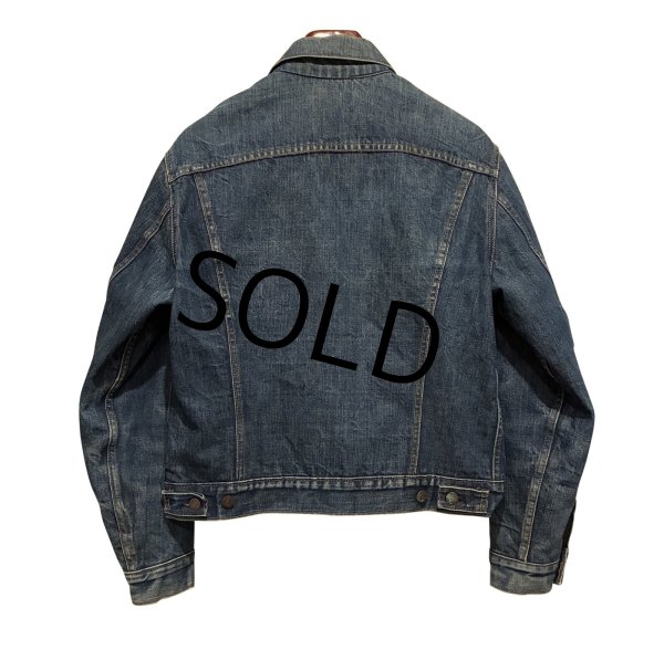 画像4: 70’s【USA製】ビンテージ【LEVI'S】【リーバイス】【70505】トロイミルズ社製 ブランケット裏地付き【デニムジャケット】【US42】  (4)