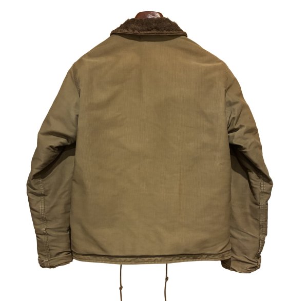 画像4: 40's【ビンテージ】【米軍実物】【U.S.NAVY】【N-1】【デッキジャケット】【US38程度】  (4)
