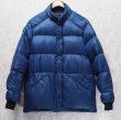 画像1: 80s~【ビンテージ】【Eddie Bauer】【エディーバウアー】【青】リップストップ【ダウンジャケット】【サイズＸＬ程度】  (1)