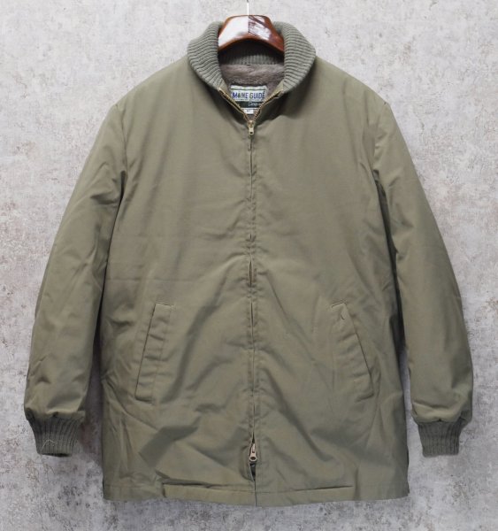 画像1: 〜80's【USA製】【ビンテージ】【MAINE GUIDE】【ベージュ】裏地ボア【ファラオコート】【US38】  (1)