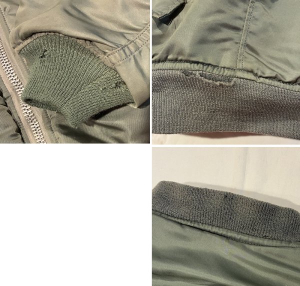 画像3: 70's【ビンテージ】【米軍実物】USAF【アルファ製造】【MA-1】【8279E】ALPHA 【サイズM】  (3)