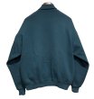 画像3: 90's【USA製】【RUSSELL】ラッセル 【ビンテージ】ターコイズ 前V【無地】【タートルネックスウェット】【サイズL】  (3)