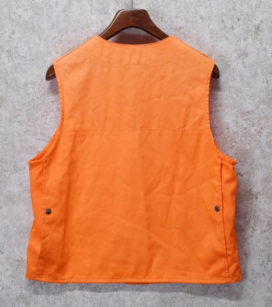 画像3: 【USA製】ビンテージ【filson】フィルソン【オレンジ】アクリル【ハンティングベスト】スナップボタン【US42】  (3)