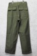 画像5: デッドストック【60's】【米軍実物】【ビンテージ】OG107【ベイカーパンツ】ダブルステッチ【ユーティリティパンツ】【34ｘ33】  (5)