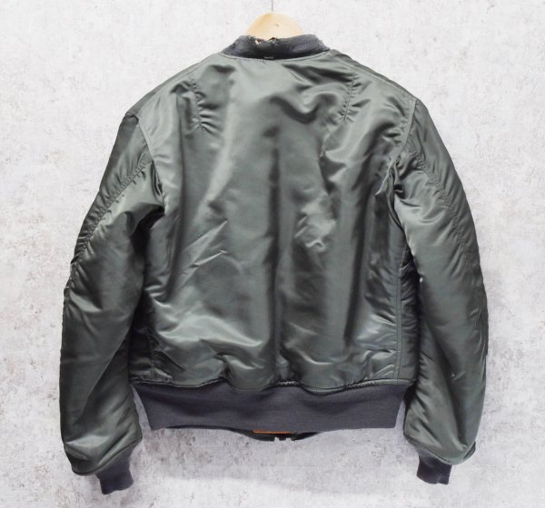 画像3: 70's【ビンテージ】U.S.ARMY【米軍実物】USAF 【アルファ製造】【MA-1】【8279E】ALPHA 【サイズM】  (3)