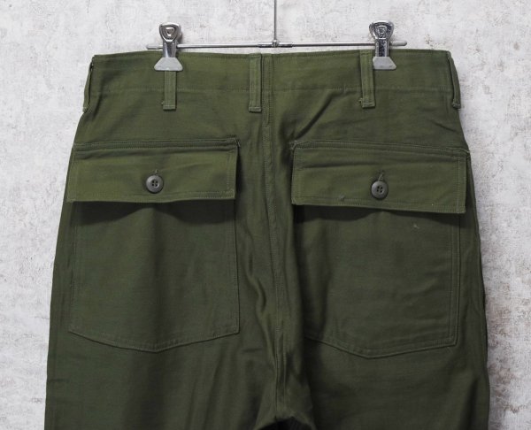 画像4: デッドストック【60's】【米軍実物】【ビンテージ】OG107【ベイカーパンツ】ダブルステッチ【ユーティリティパンツ】【34ｘ33】  (4)