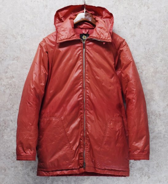 画像3: 〜80’ｓ【ビンテージ】【ALPINE DESIGN】【アルパインデザイン】【ベルト付き】赤ピンク【ダウンコート】【サイズM】  (3)