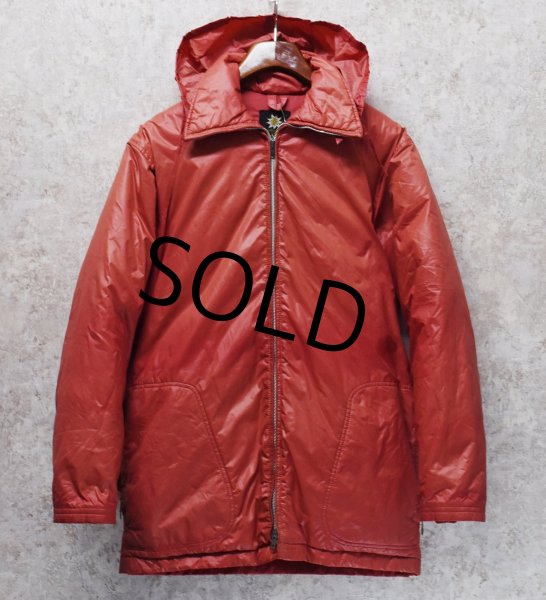 画像3: 〜80’ｓ【ビンテージ】【ALPINE DESIGN】【アルパインデザイン】【ベルト付き】赤ピンク【ダウンコート】【サイズM】  (3)