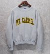 画像1:  90's~【メキシコ製】【RUSSELL】ラッセル 【ビンテージ】【グレー】MT.CARMEL【カルメル山】前Vスウェット【サイズM】  (1)