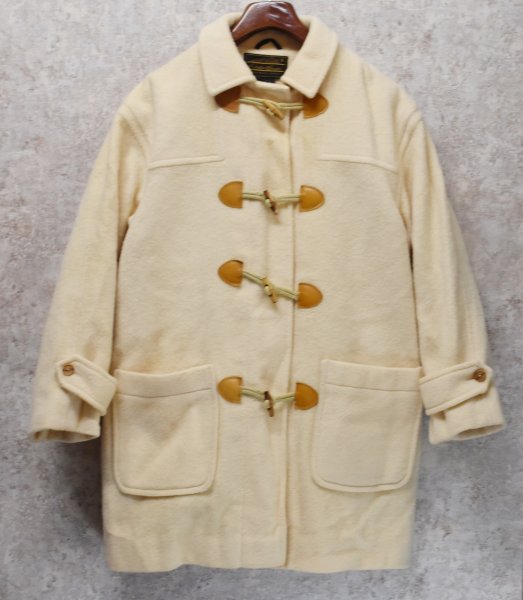 画像1: 90’ｓUSA製【ビンテージ】Eddie Bauer【エディーバウアー】【クリーム】【ダッフルコート】レディース古着【レディースM】  (1)
