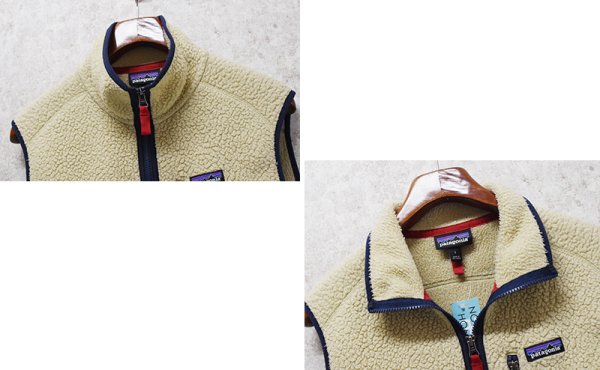 画像3: ビンテージ【パタゴニア】【patagonia】ベージュ【レトロパイルベスト】【フリースベスト】【サイズL】  (3)