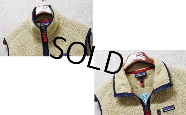 画像3: ビンテージ【パタゴニア】【patagonia】ベージュ【レトロパイルベスト】【フリースベスト】【サイズL】  (3)