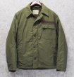 画像2: 【70's】【米軍実物】【U.S.NAVY】 【アルファ製】ステンシル入り【A-2】デッキジャケット【サイズM】  (2)