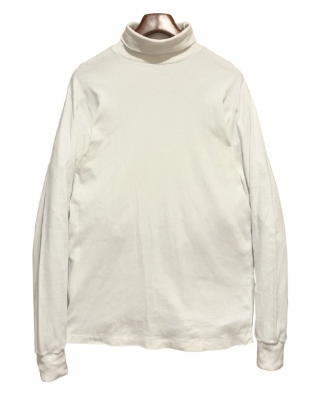 画像1: 〜90'ｓ【エディーバウアー】Eddie Bauer【白】無地【タートルネックロンT】【サイズL程度】  (1)