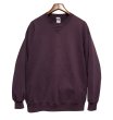 画像1: 90'ｓ【USA製】【RUSSELL】ラッセル 【ビンテージ】紫【無地】【クルーネック】前V スウェット【サイズXL】  (1)