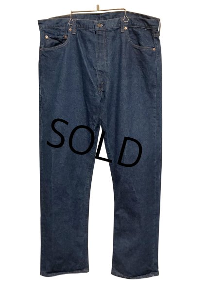 画像1: 90's~【ビンテージ】【USA製】【LEVI'S】【リーバイス５０５】濃紺 【デニムパンツ】【505-0217】【42Ｘ30】  (1)