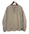 画像1: 90's【USA製】【RUSSELL】ラッセル 【ビンテージ】ベージュ 【無地】【ヘンリーネックネックスウェット】【サイズXXL】  (1)