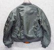 画像3: 70's【ビンテージ】U.S.ARMY【米軍実物】USAF 【アルファ製造】【MA-1】【MIL-J-8279E】ALPHA 【サイズM】  (3)