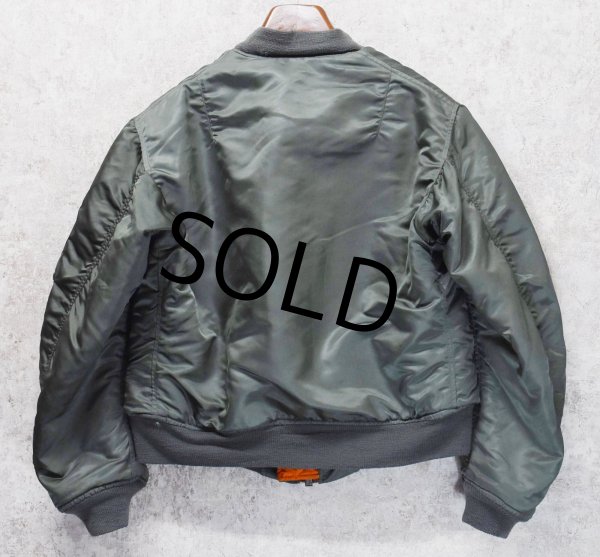 画像3: 70's【ビンテージ】U.S.ARMY【米軍実物】USAF 【アルファ製造】【MA-1】【MIL-J-8279E】ALPHA 【サイズM】  (3)