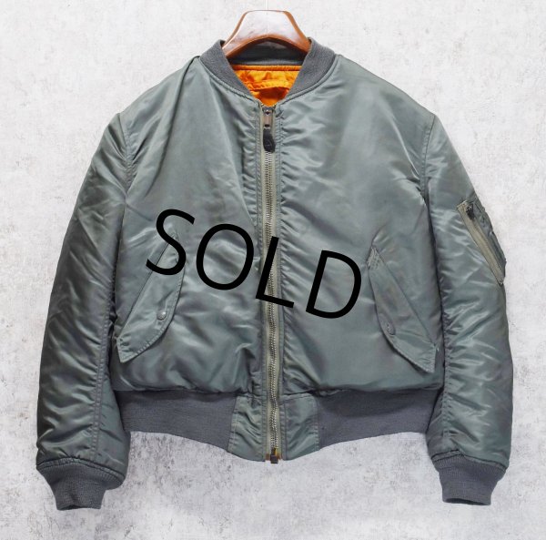 画像1: 70's【ビンテージ】U.S.ARMY【米軍実物】USAF 【アルファ製造】【MA-1】【MIL-J-8279E】ALPHA 【サイズM】  (1)