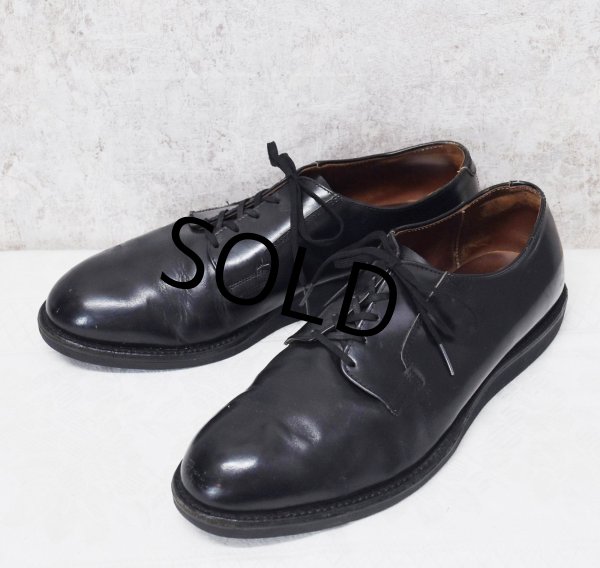 画像1: ~80's 【USA製】【Red Wing】【レッドウィング】【黒】【POSTMAN OXFORD】ポストマンシューズ【11D】【29cm程度】  (1)