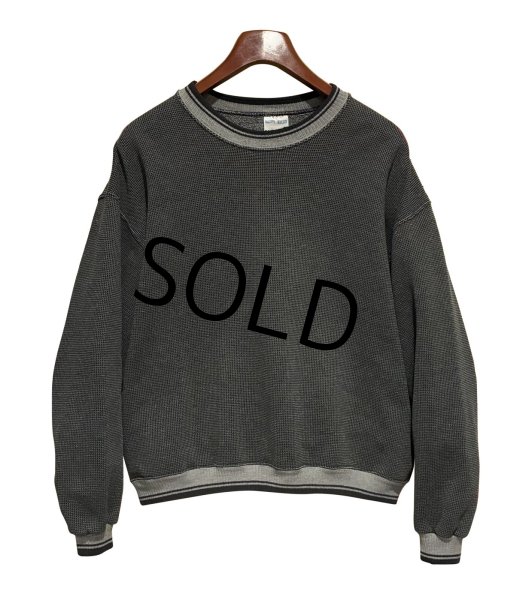 画像1: 90's【JERZEES】ジャージーズ【ビンテージ】【グレーｘ黒】マイクロチェック スウェット【サイズL】  (1)