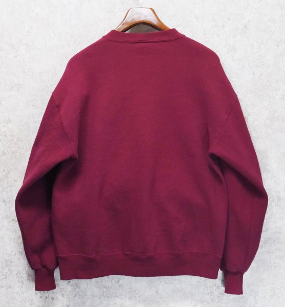 画像3: 90's【USA製】【RUSSELL】ラッセル 【ビンテージ】【紫】 前V【無地】【クルーネックスウェット】【サイズL】  (3)