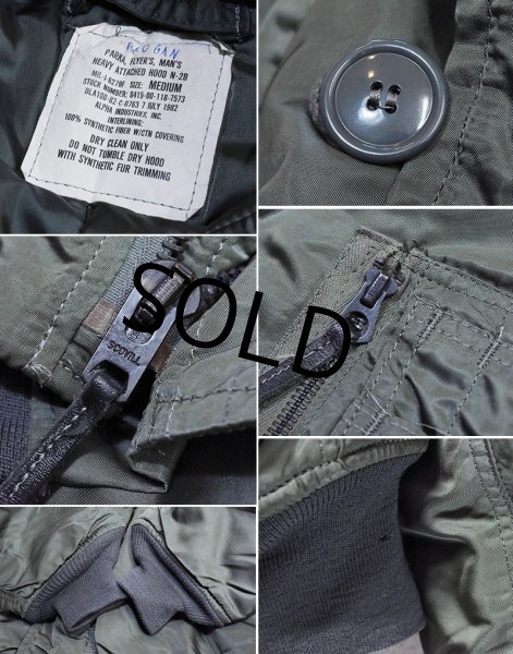 画像2: 80's【ビンテージ】【米軍実物】【USAF】【アルファ製】【N-2B】【6278F】【フライトジャケット】【サイズM】  (2)