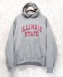 画像1: 90's~ メキシコ製 【ラッセル】【ビンテージ】【グレー】ILLINOIS STATE【イリノイ州立大学】【カレッジロゴ】パーカー【サイズＸＬ】  (1)