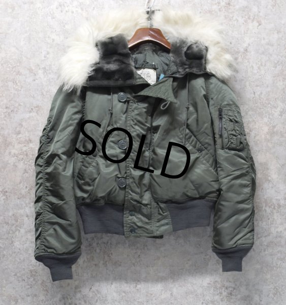 画像1: 80's【ビンテージ】【米軍実物】【USAF】【アルファ製】【N-2B】【6278F】【フライトジャケット】【サイズM】  (1)