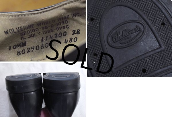 画像2: 90's【ビンテージ】米軍実物【U.S.NAVY】【サービスシューズ】【9 1/2W】27.5cm程度  (2)