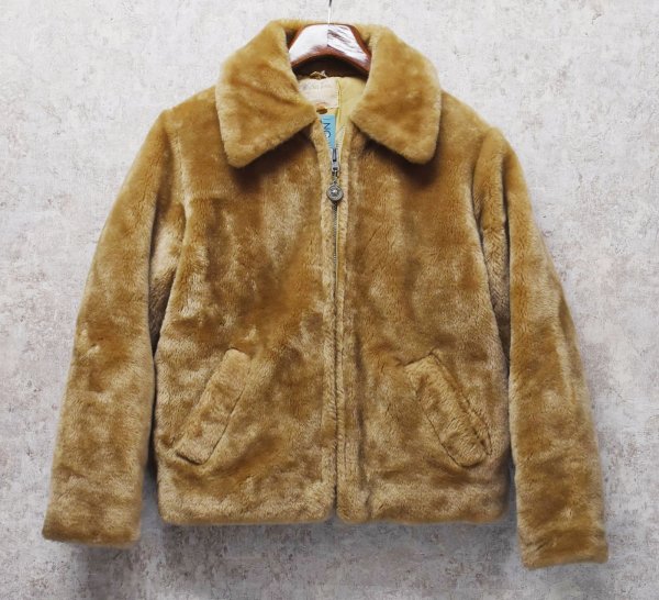 画像1: USA製【ビンテージ】【weather tamer】【アクリルファー】【レディース】中綿入り【ファーブルゾン】S程度  (1)