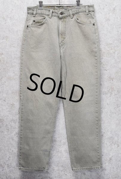 画像1: 90’ｓ【USA製】【ビンテージ】【LEVI'S】【リーバイス５５０】550 グレー  デニムパンツ 【34ｘ30】  (1)