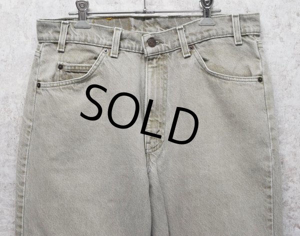 画像3: 90’ｓ【USA製】【ビンテージ】【LEVI'S】【リーバイス５５０】550 グレー  デニムパンツ 【34ｘ30】  (3)