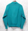 画像3: 【〜90's】【ビンテージ】Eddie Bauer【エディーバウアー】エメラルド【コットンヘンリーネックセーター】【サイズL】  (3)