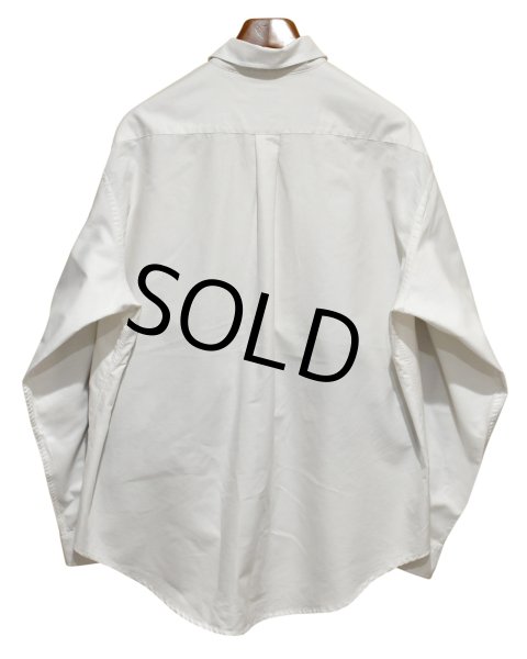 画像3: 90's【ビンテージ】【オールドギャップ】【GAP】【白】【コットンボタンダウンシャツ】BDシャツ【サイズＬ】  (3)