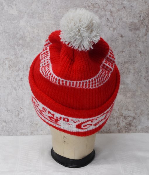 画像7: USA製【ビンテージ】【コカ・コーラ】【Enjoy Coca-Cola】【赤×白】 【ニットキャップ】ポンポン付き 【ニット帽】   (7)