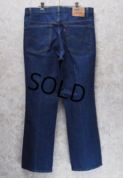 画像6: コロンビア製 90's~【ビンテージ】【LEVI'S】【リーバイス５１７】濃紺 ブーツカット【デニムパンツ】【517】【38Ｘ30】  (6)