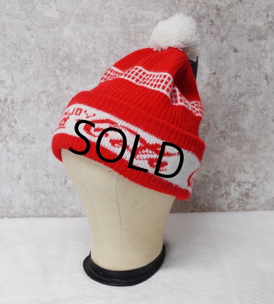 画像6: USA製【ビンテージ】【コカ・コーラ】【Enjoy Coca-Cola】【赤×白】 【ニットキャップ】ポンポン付き 【ニット帽】   (6)