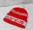 画像3: USA製【ビンテージ】【コカ・コーラ】【Enjoy Coca-Cola】【赤×白】 【ニットキャップ】ポンポン付き 【ニット帽】   (3)