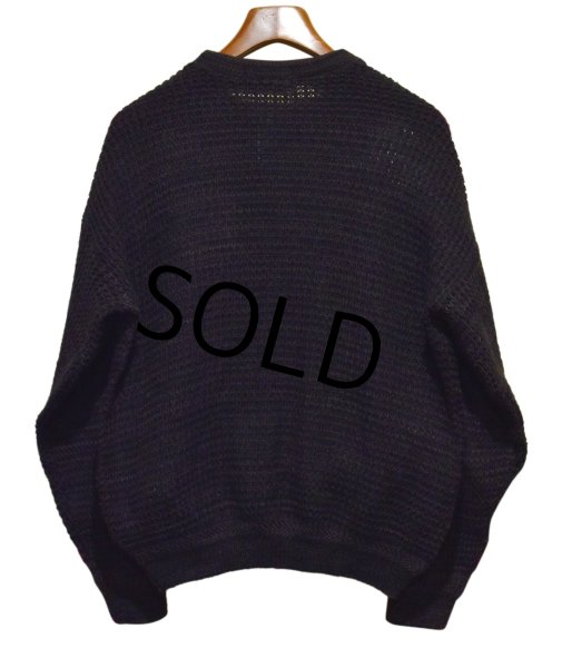 画像3: 程度良好!! 90's【USA製】【DAVID TAYLOR】デビットテイラー【黒】【アクリルセーター】 アクリルニット【サイズXL】  (3)