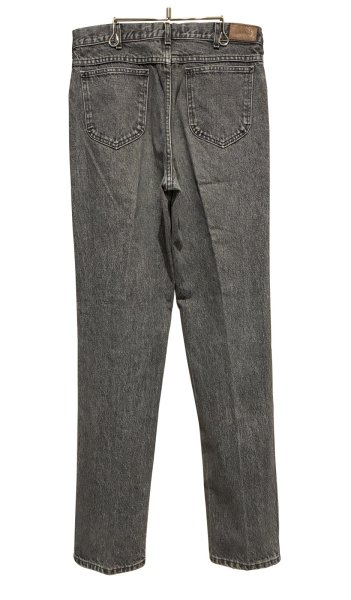 画像6: 90’s【USA製】【ビンテージ】【Lee】【リー】GLOBAL IMAGE【先染めブラック】【デニムパンツ】黒【34×36】  (6)