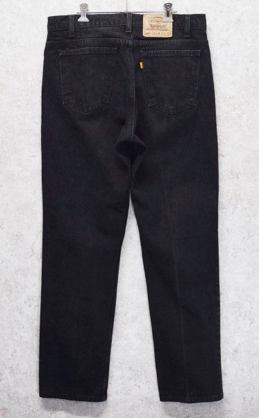 画像5: 90's【USA製】【ビンテージ】【LEVI'S】【リーバイス５０５】505【黒】【デニムパンツ】ブラックデニム【36×30】  (5)