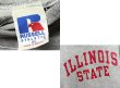 画像2: 90's~ メキシコ製 【ラッセル】【ビンテージ】【グレー】ILLINOIS STATE【イリノイ州立大学】【カレッジロゴ】パーカー【サイズＸＬ】  (2)
