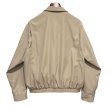 画像4: 【ビンテージ】【ラルフローレン】【POLO RALPH LAUREN】【ベージュｘ裏地紺格子柄】ジップアップ【ブルゾン】スウィングトップ【サイズＬ】  (4)