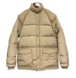 画像1: 〜80’s ビンテージ SIERRA DESIGNS 【シエラデザインズ】【ベージュ×裏地オレンジ】【ダウンジャケット】【サイズS】  (1)